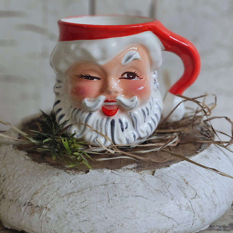 Vintage Santa Mug