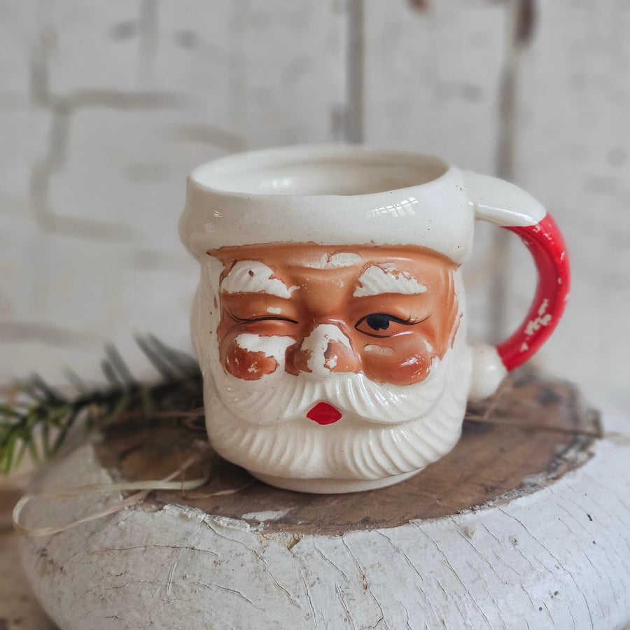 Vintage Santa Mug