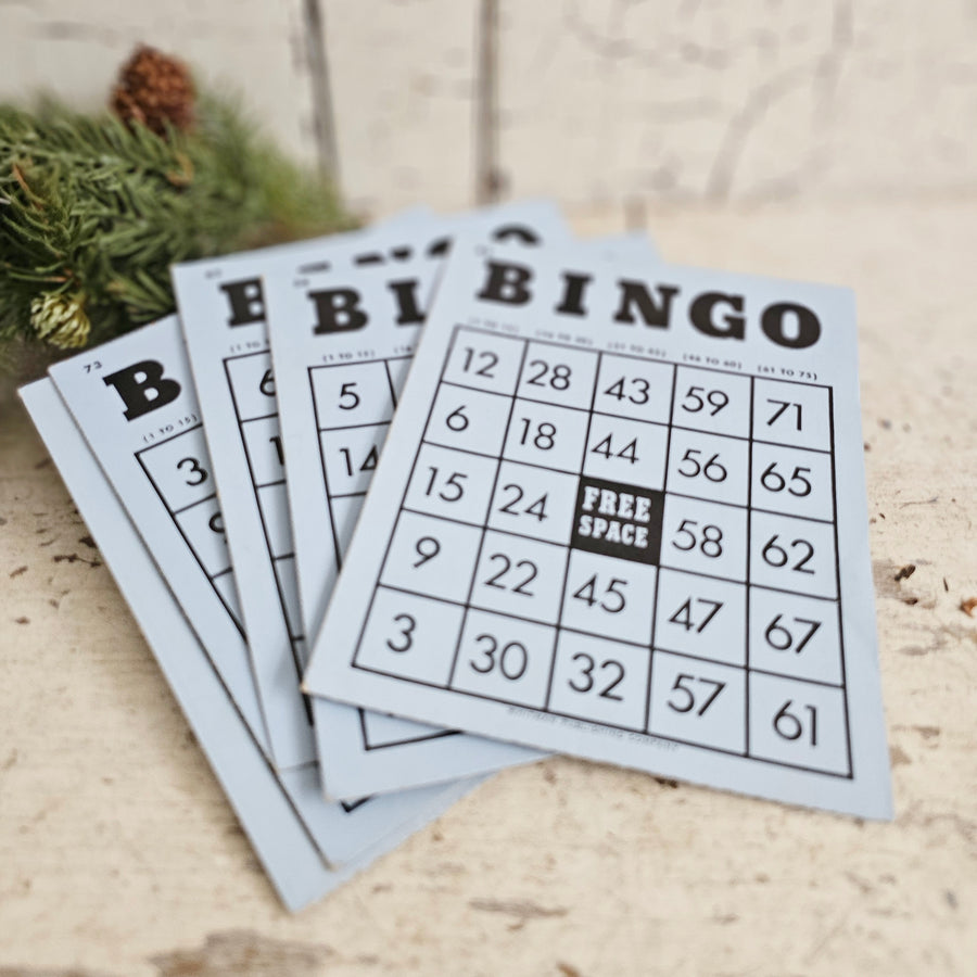 Set of 5 Vintage Bingo Cards