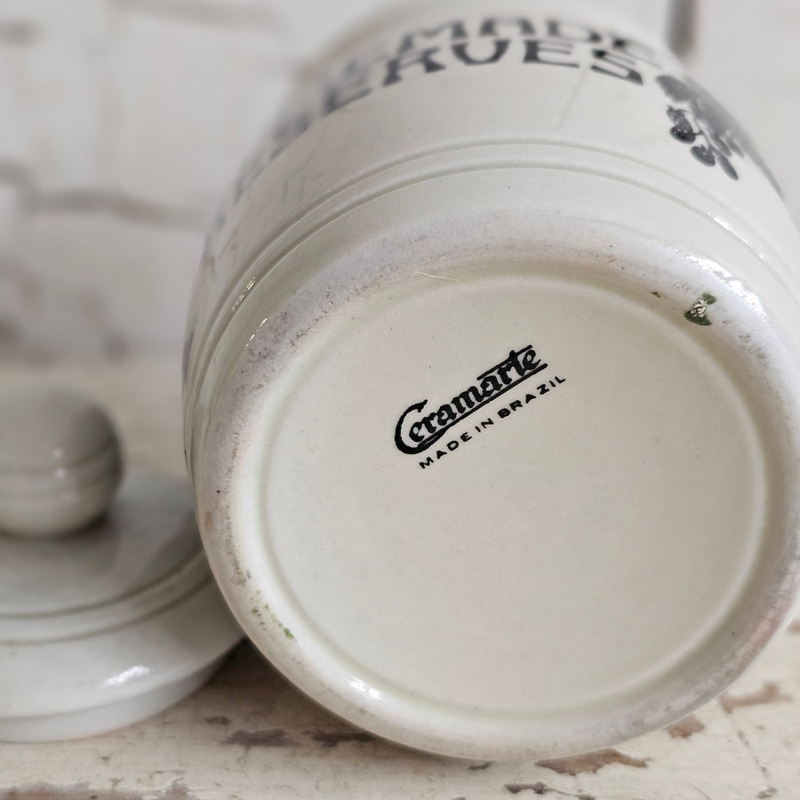 Vintage Stoneware Preserve Crock