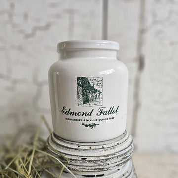 French Edmond Fallot Mustard Crock