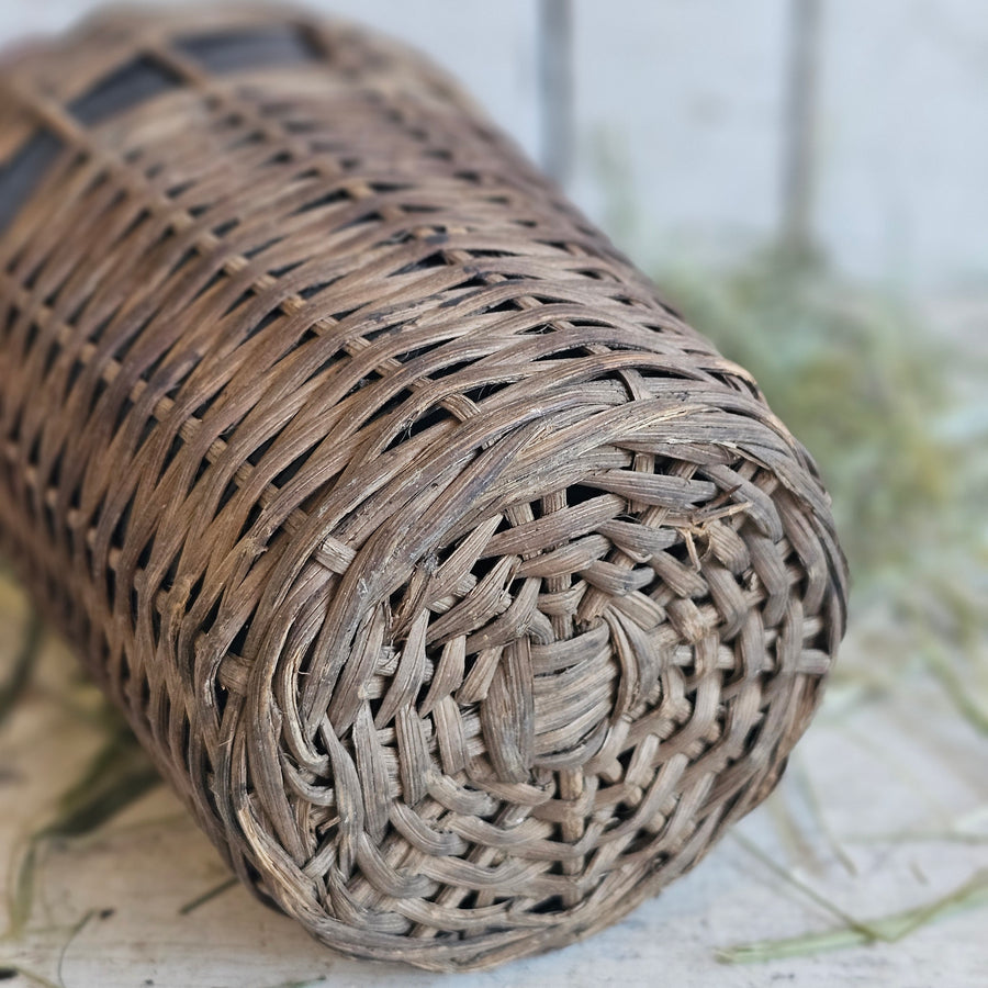 Vintage Wicker Wrapped Bottle