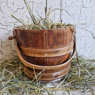 Vintage Wood Bucket