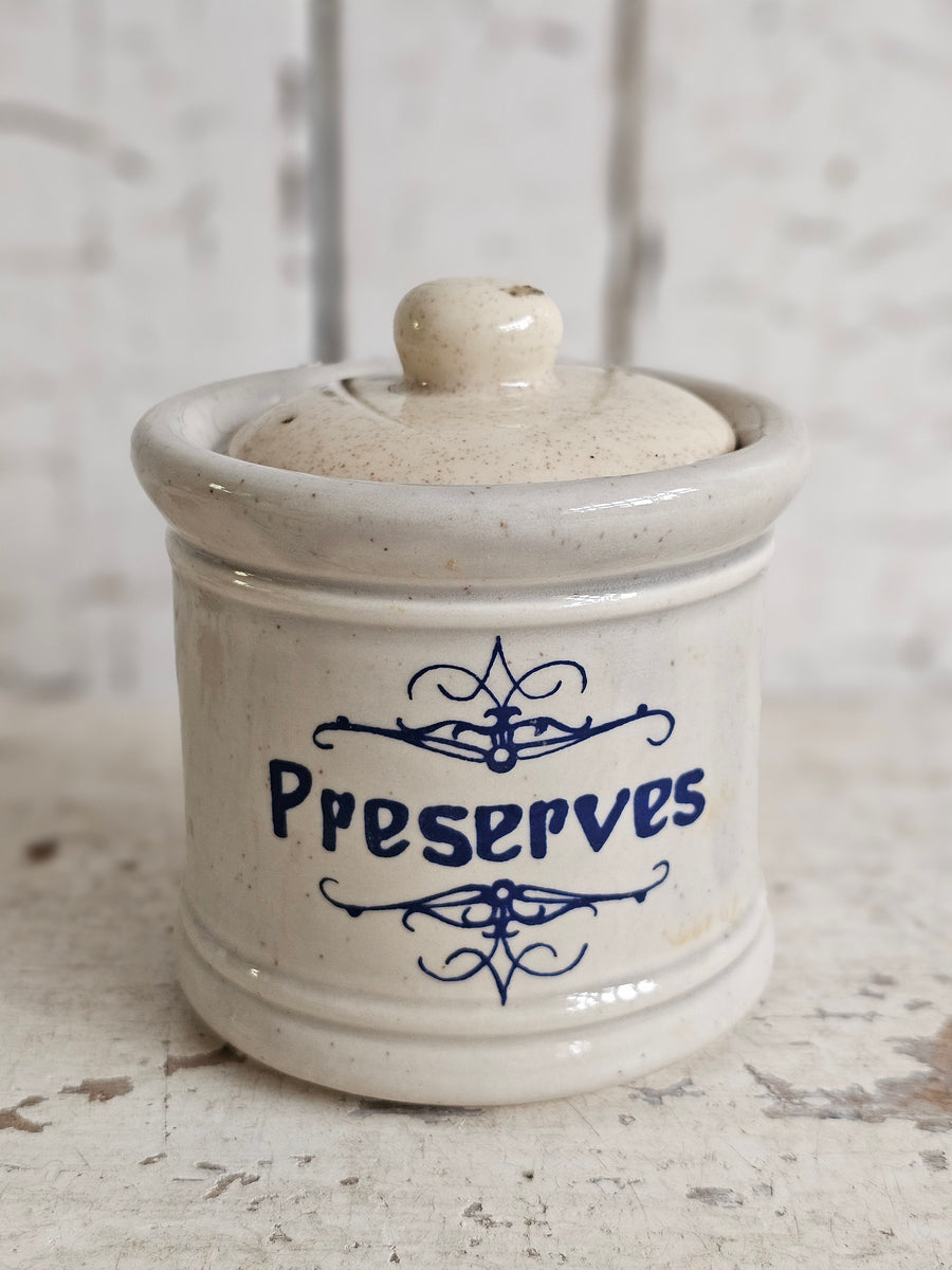 Vintage McCoy Stoneware Preserve Crock