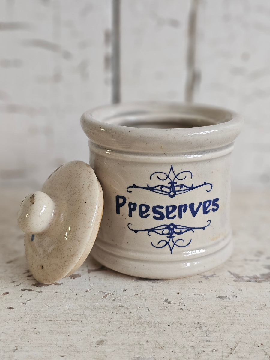 Vintage McCoy Stoneware Preserve Crock