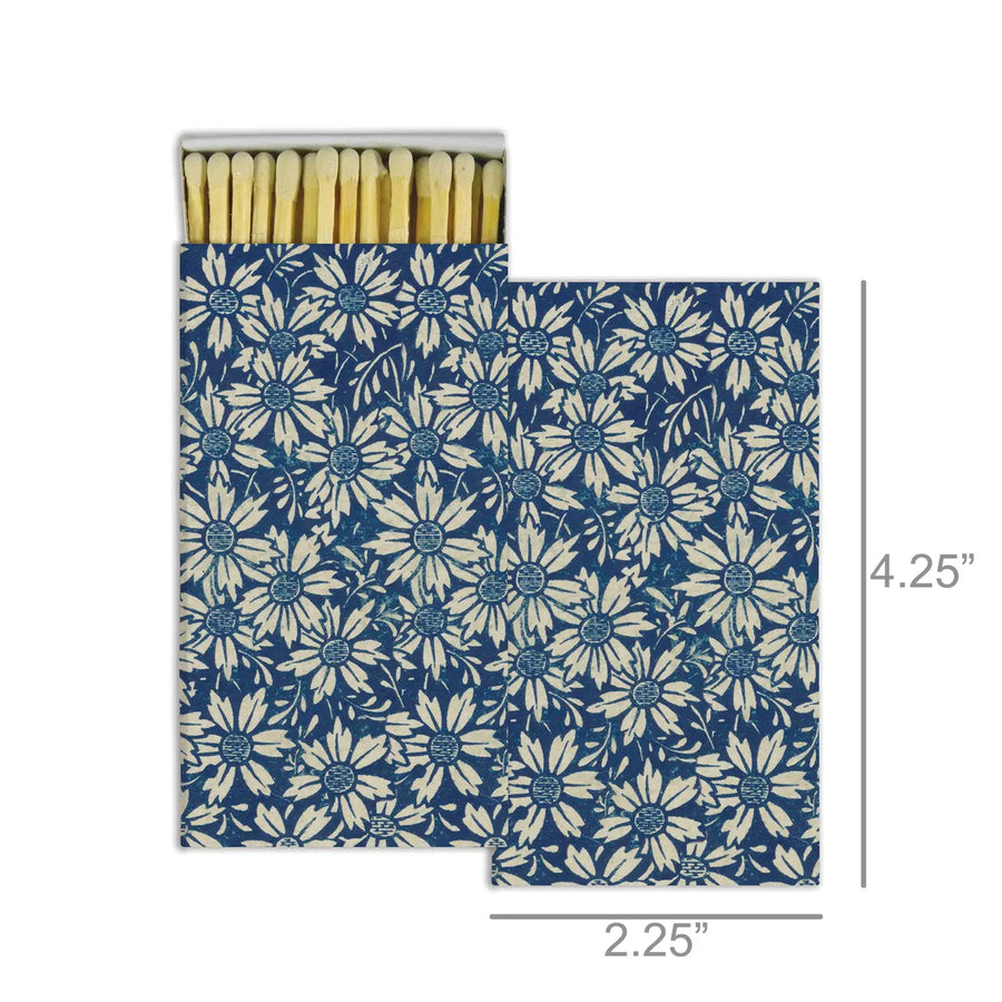 Blue Daisy Matchbox