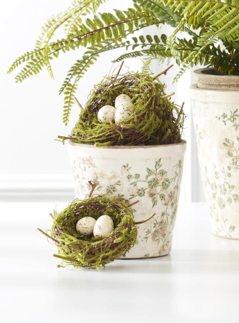 Decorative Bird Nest with Eggs