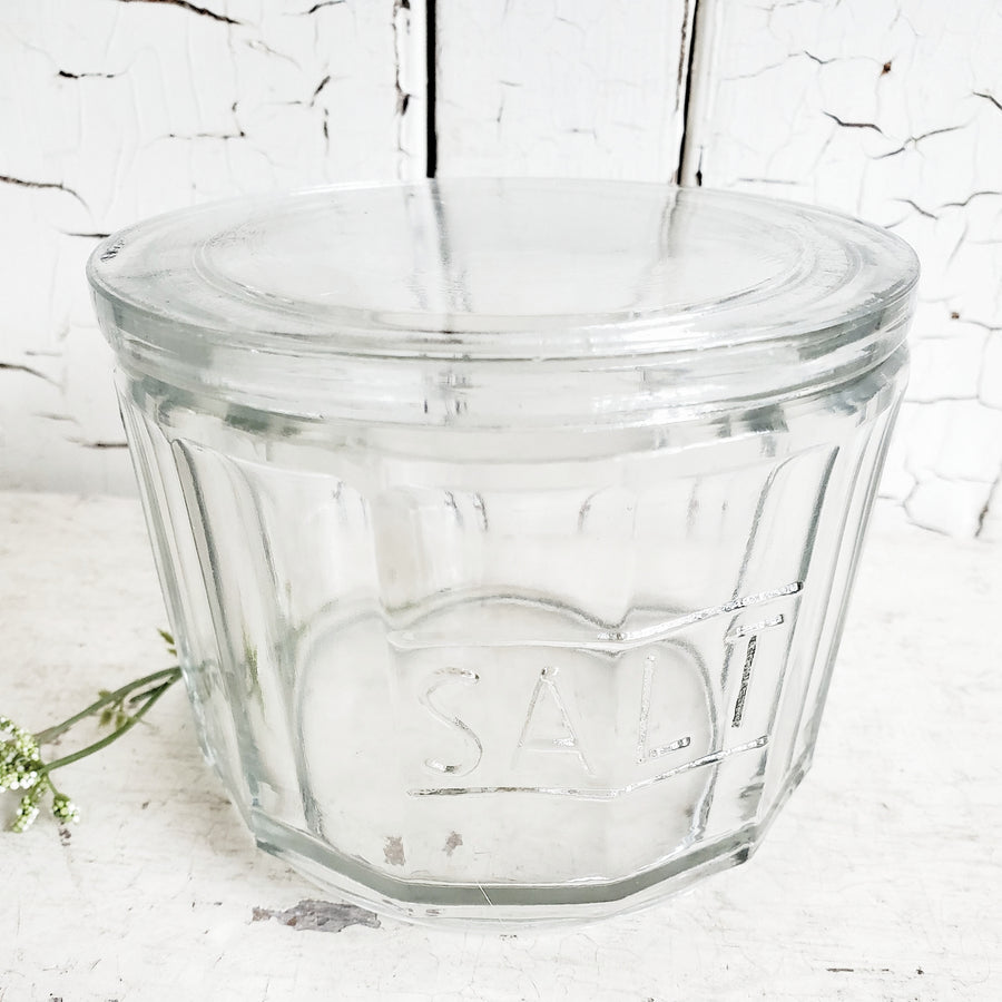 Thick Glass  Salt Cellar